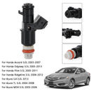6PCS vstřikovače paliva 16450-RCA-A01 Vhodné pro Honda Accord 2003-2007 3.0L Acura ILX Generic