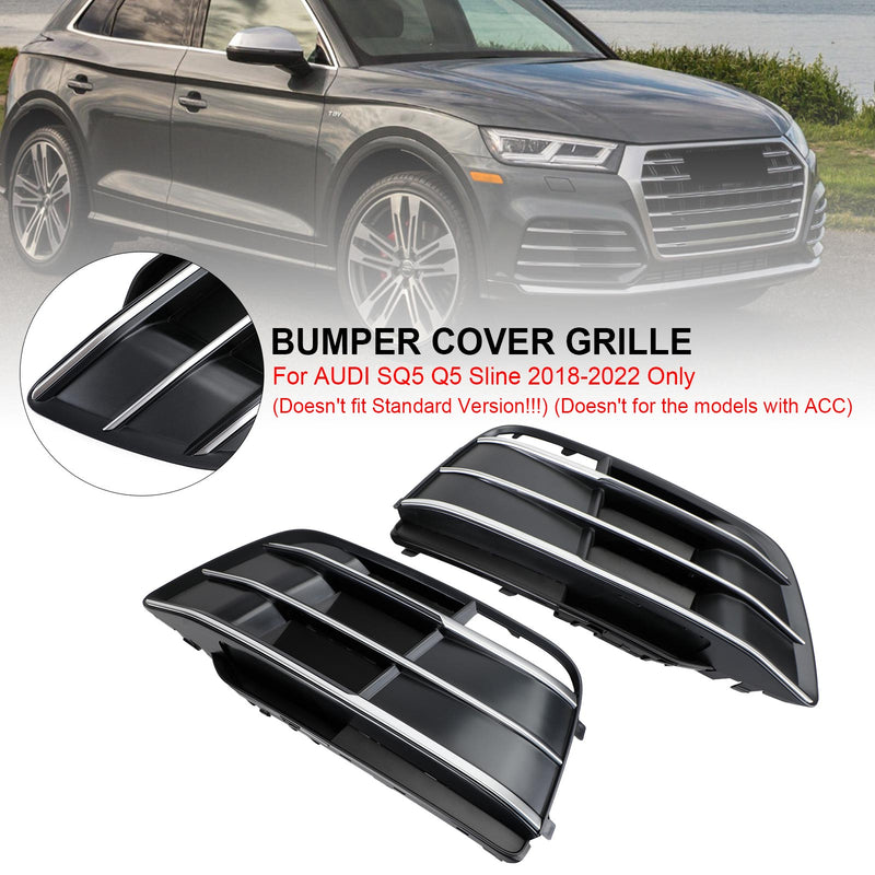 Audi Q5 SQ5 2018-2022 Front støtfanger Grill Grill 80A807679MRU6 Pre-ansiktsløft