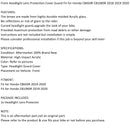 Protector de faro delantero compatible con Honda CB 650 R CB 1000 R 2019 2020 Generic