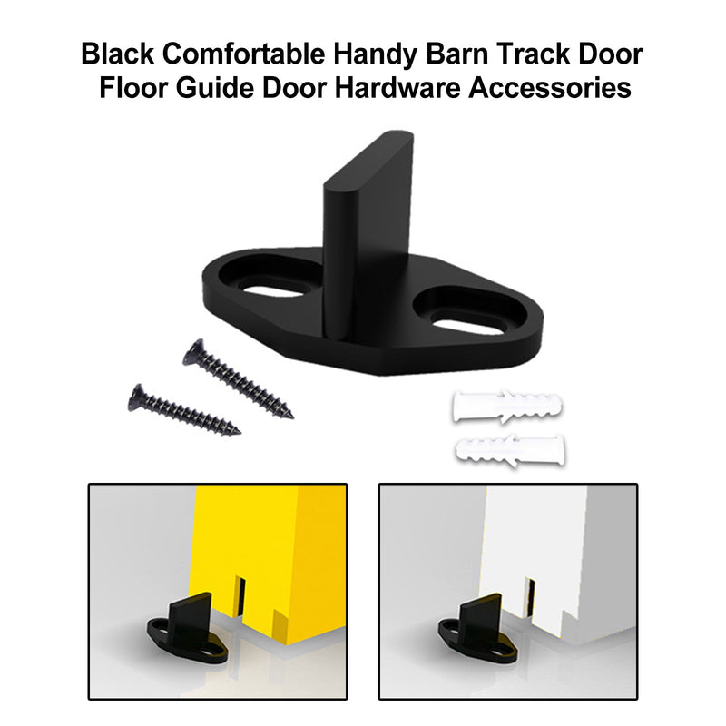 Accesorios prácticos y cómodos negros del hardware de la puerta de la guía del piso de la puerta de la pista del Granero