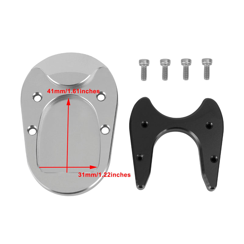 Vespa GTS300 2013-2020 sidestativ forstørret platepute