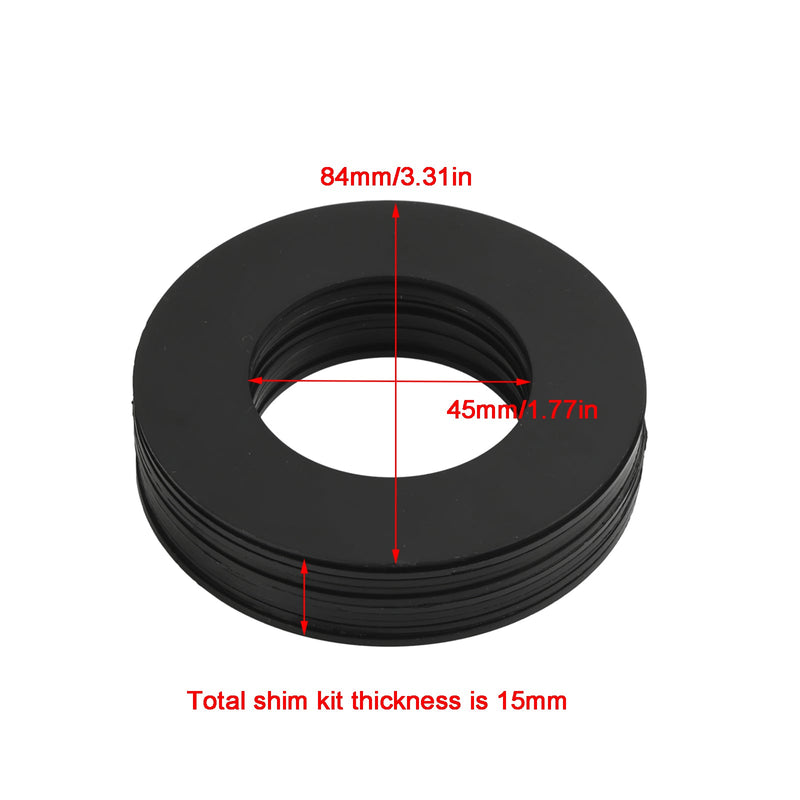 Juego de arandelas de pasador de cubo de excavadora de 45 mm para minicargador Cat Bobcat Deere Komatsu