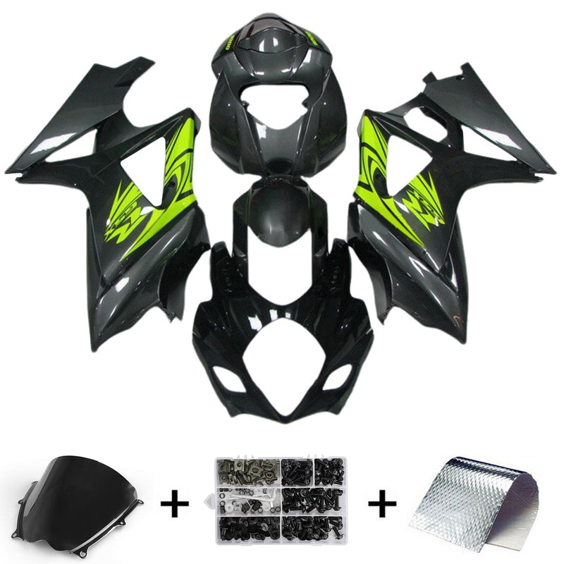 Amotopart Suzuki GSXR1000 2007-2008 K7 kåpa Set Body Plast ABS