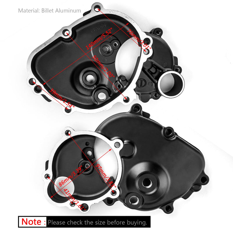 Cárter da tampa do motor do estator do alternador para Kawasaki ZX6R ZX-6R 2009-2011 Genérico