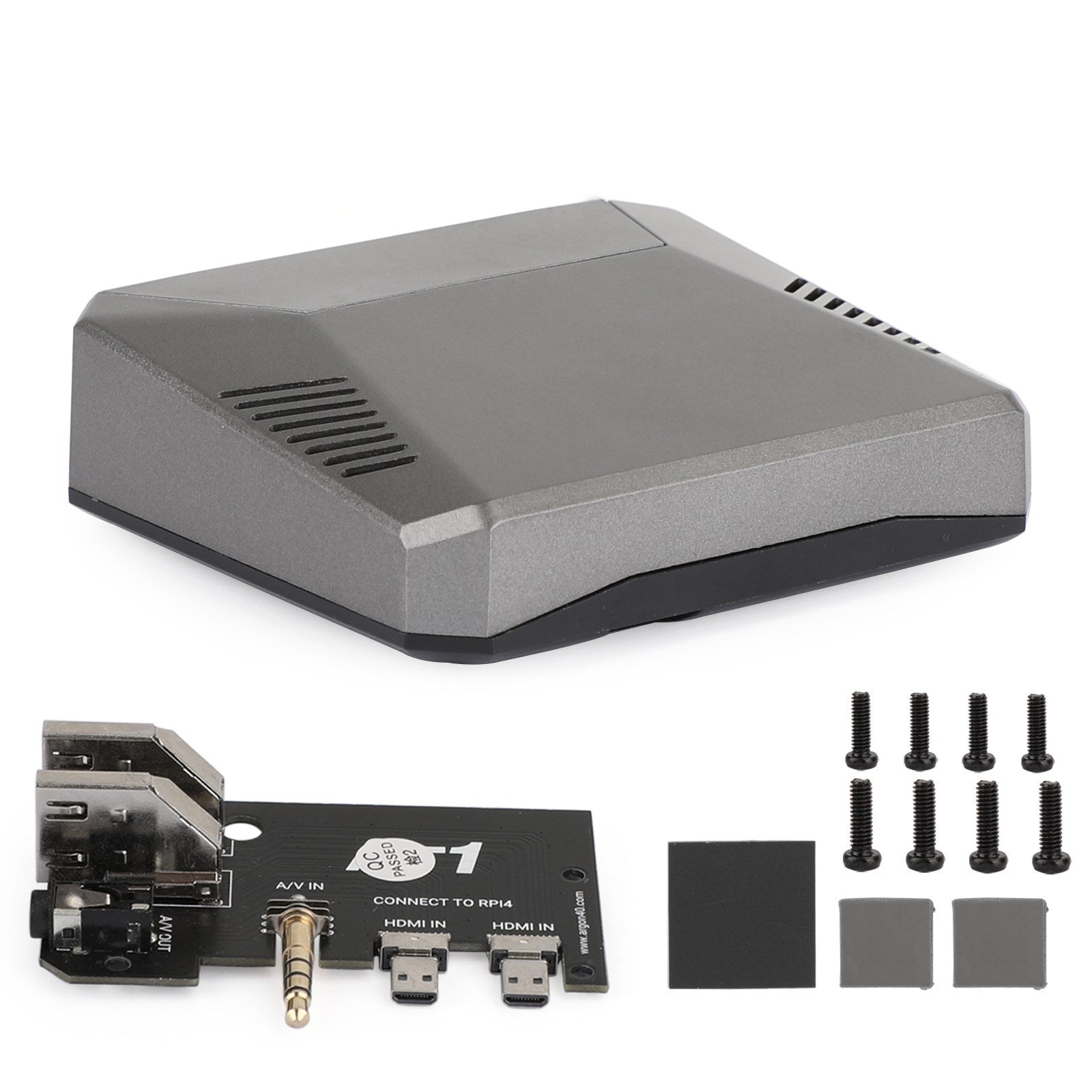 2021 Aluminiumgehäuse für Raspberry Pi 4 mit Safe Power Button für Arg
