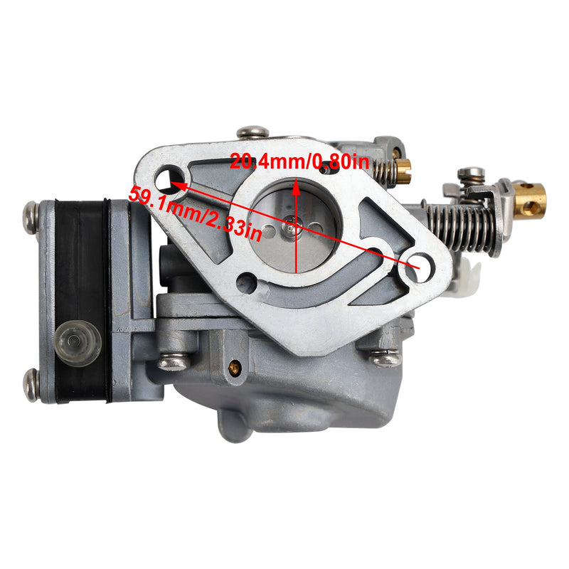 Vergaser-Vergaser passend für Mercury Marine 2-Takt 4 PS 5 PS 3303-812648T