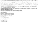 4x 2-poliger 30 mm x 30 mm 3007 5-V-Lüfter, strahlend für Raspberry Pi 2/3 Modell B 4B