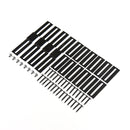 86,6" Universal Sideskjørt Extension Sill Strip Splitter Lip Polypropylene Generisk