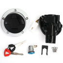 Spínač zapalování Zámek sedla uzávěru palivového plynu pro Kawasaki ZX636 ZX1000 Ninja 11-19