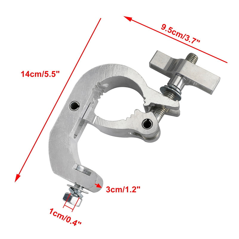 1/2/5 st Scenljus fjäderklämma Fit OD 35-52mm rör för rörligt huvudljus