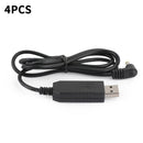 BaoFeng UV5RE UV-5R 4PCS Cable cargador USB walkie-talkie