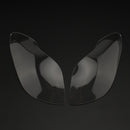 Capa protetora da lente do farol dianteiro se encaixa Kawasaki Zx-636R Zx-6R 09-18 Smoke Generic