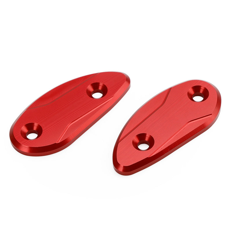 Red Mirror Delete Blind Block Plates for Honda CBR1000RR 2008-2023