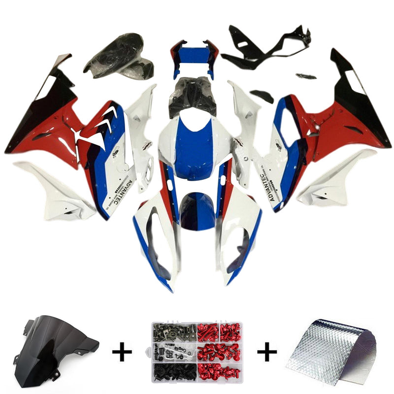 Amotopart BMW S1000RR 2015-2016 Zestaw owiewek Korpus Plastik ABS