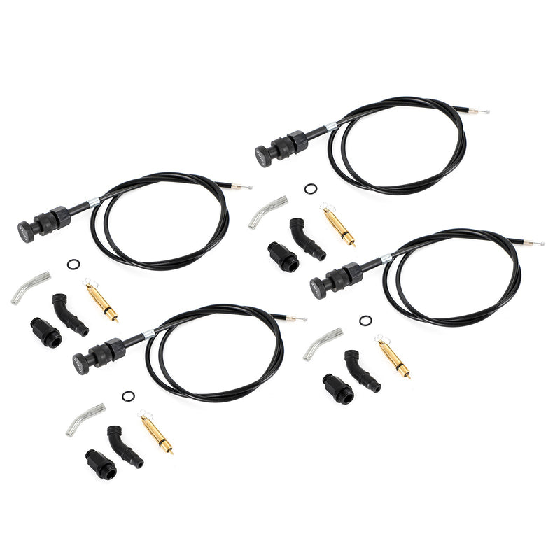 4x Honda Rancher TRX350 FM TM 2000-2006 Kit de êmbolo de cabo de estrangulamento de carburador