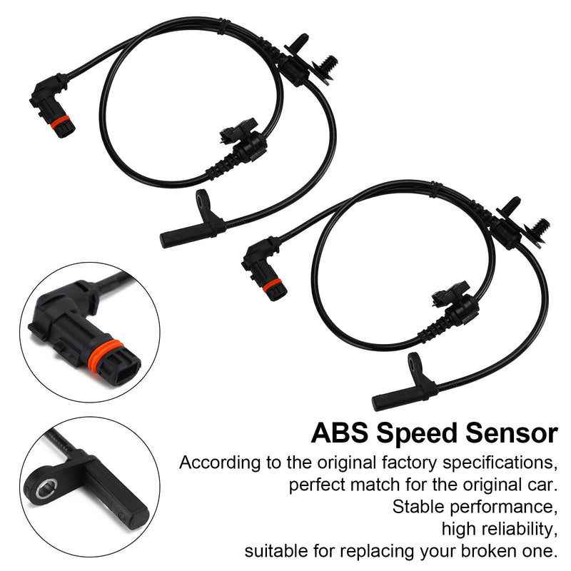 2 piezas sensor de velocidad ABS delantero izquierdo y derecho 4779244AB para CHRYSLER 300C Dodge Generic