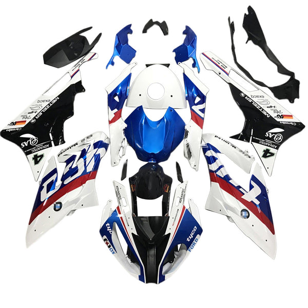 Amotopart BMW S1000RR 2015-2016 Juego de carenado Cuerpo Plástico ABS