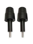 Yamaha Mt-07 Fz-07 Tracer 2014-2023 Aluminiumsramme Crash Slider Protector Sort