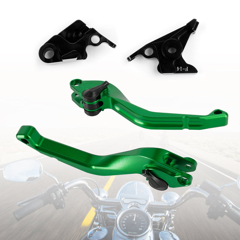 Kawasaki ZZR600 ZXR400 Z750S ZX9R ER-5 CNC palanca de freno de embrague corto