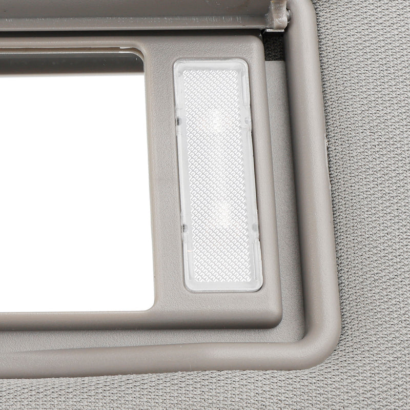 Toyota Highlander 2014-2019 Høyre solskjerm med Vanity Light Grey 74310-0E074-B0