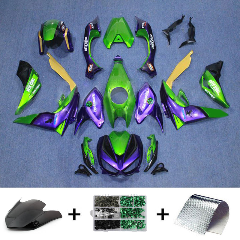 Amotopart kledningsett for Kawasaki Z1000 2014-2017 Body Plastic ABS