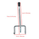 50 stk 2" sikkerhetskroker for kroker med svart spiss