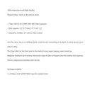 SMD0201 kondensator prøvebog 51 værdier * 50 stk = 2550 stk kondensator sæt SMD