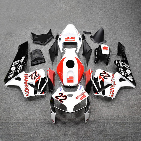 Amotopart Honda CBR600RR 2005-2006 F5 kåpa Set Body Plast ABS