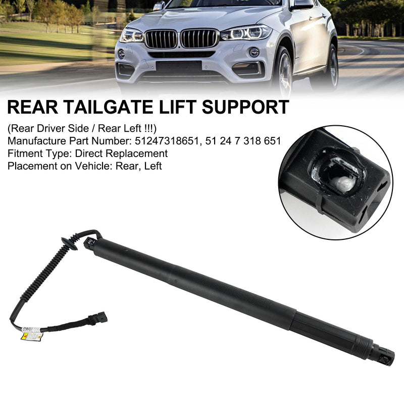 BMW X6 F16 F86 2014-2019 51247318651 suporte esquerdo traseiro do elevador de poder da porta traseira