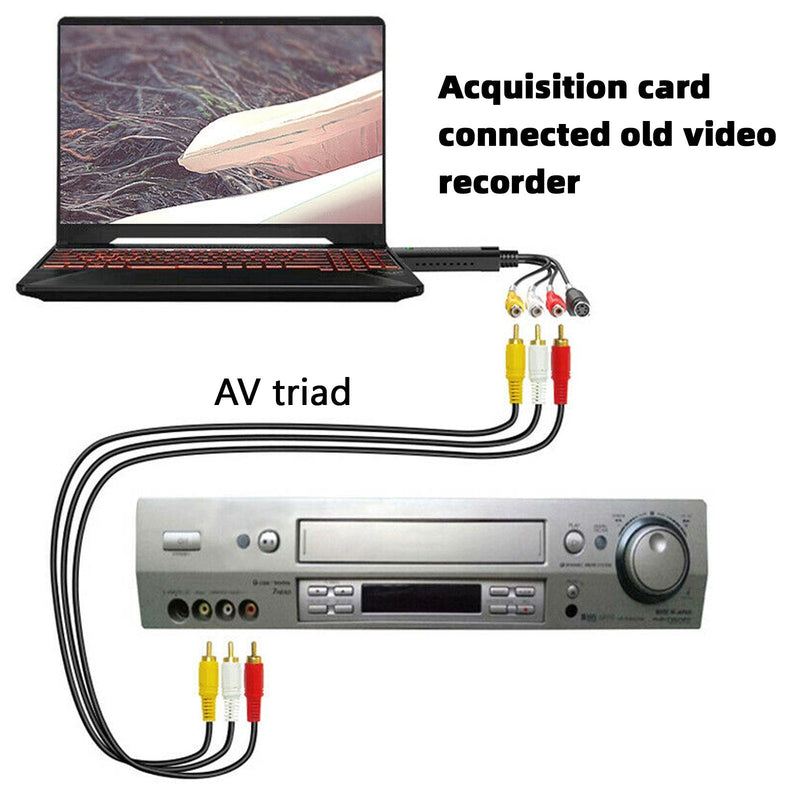 Video Capture Card VCR VHS to Digital DVD Videoaufnahme Windows 10 8