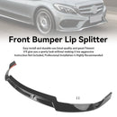 Labio divisor delantero adecuado para Mercedes Benz Clase C W205 C205 2019-2021 Estilo Brabus