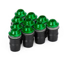 Motorsykkel frontrute aluminium M5x16mm skrueskiver sett Pakke med 10 Generisk