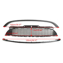 MINI R55 Cooper S & JCW 5-Türer Kombi 2008–2014 3 Stück Glänzend Schwarzer Frontgrill