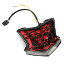 Piloto trasero intermitente LED para Kawasaki Z650 Ninja 650 Z900 17-24 Plata Genérico