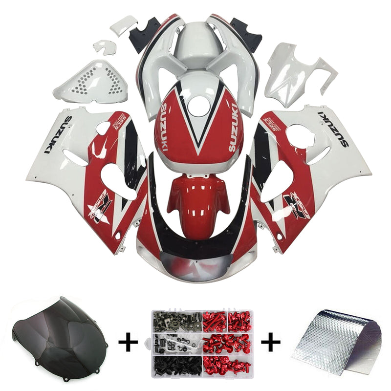 Amotopart Suzuki GSXR600 1996-2000 GSXR750 1996-1999 Fairing Set Body