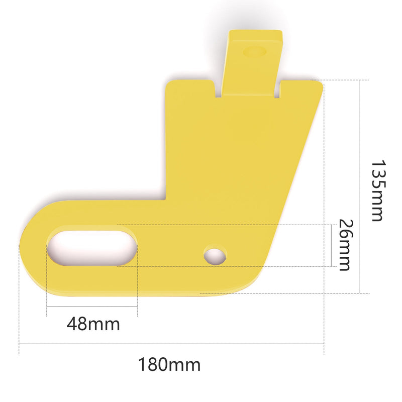 Engate de reboque traseiro esquerdo e direito de 2 peças para Suzuki Jimny JB64W JB74 2019-2023