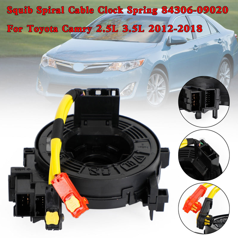 Squib Spiral Cable Clock Spring 84306-09020 für Toyota Camry 2.5L 3.5L 2012-2018 Generic