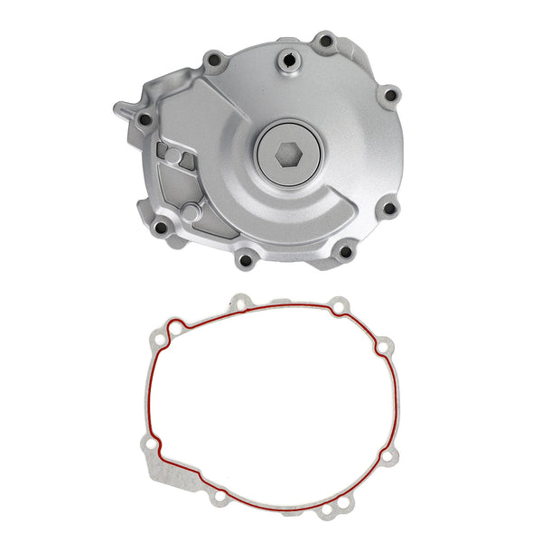 Tampa do cárter do cárter do estator do motor esquerdo prata serve para YAMAHA YZF R1 15-19 genérico