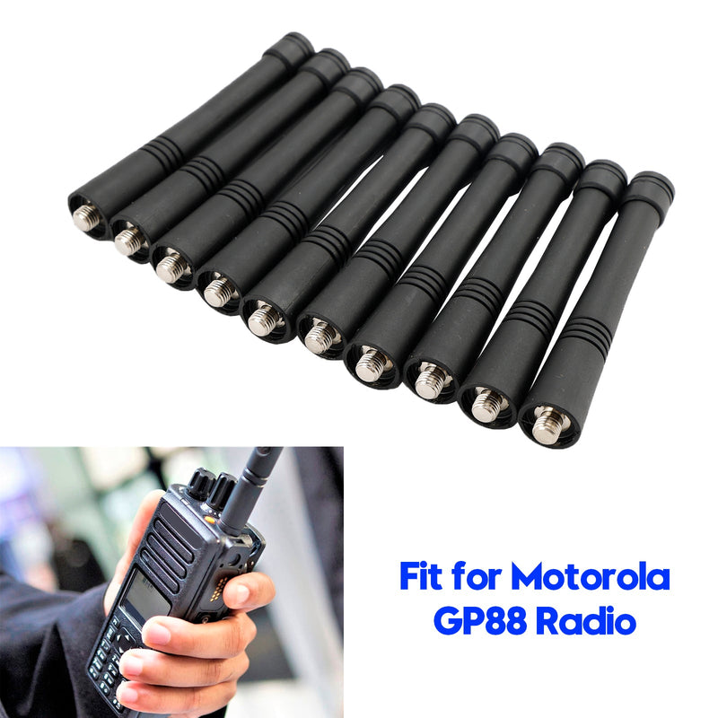 1x/10x antena corta y gruesa radio FM para coche Antena de 90mm adecuada para GP88