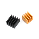 Double Dual Cooling Fan Quadratisches Lüfter Modul mit Kühlkörper für Raspberry Pi 4B 3B+