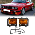 Frontstoßstange Nebelscheinwerfer Kunststofflinsen-Kit für 85-93 BMW E30 3er Limousine Generic