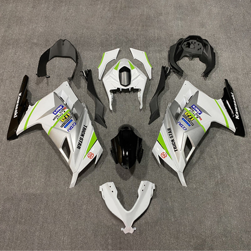 Amotopart Verkleidungsset für Kawasaki EX300/Ninja300 2013–2017, Karosserie, Kunststoff, ABS