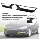 Volkswagen Passat 2012-2015 černý 2ks přední voštinový kryt mlhového světla