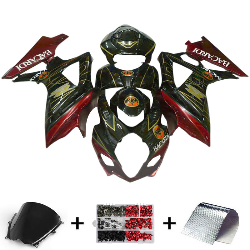 Amotopart Suzuki GSXR1000 2007-2008 K7 kåpa Set Body Plast ABS