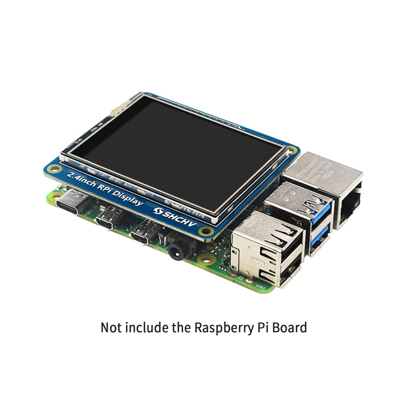 2,4 Zoll 320*240 Pixel LED -Anzeige für Raspberry PI 4B 3B+ Null 2 W