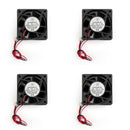 4Pcs DC Brushless Cooling Fan 12V 0.15A 6025s 60x60x25mm 2 Pin CUP Computerlüfter