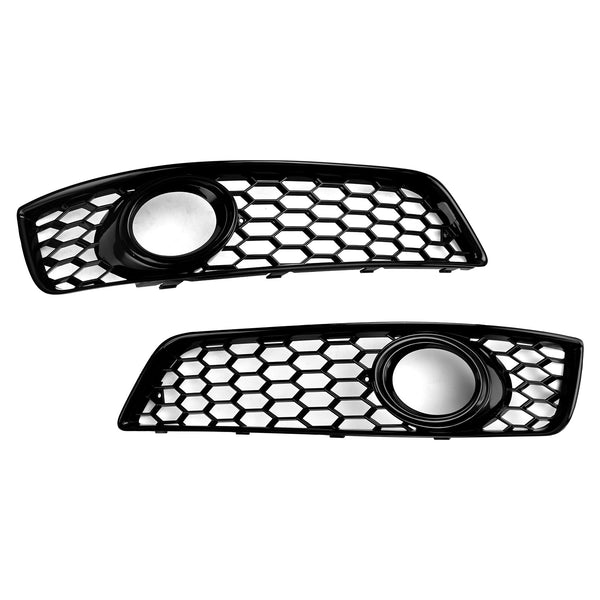 Audi A3 8P 2009-2013 Honeycomb Bumper Främre Dimljus Grill Grillskydd.