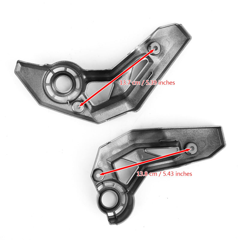 Carenagem de proteção lateral do quadro da motocicleta para Kawasaki Z650 Ninja 650 2017-2020 genérico