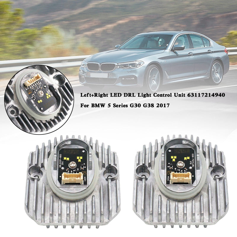 2x BMW 5-serie G30 G38 2017- LED kjørelys kontrollenhet 63117214939/40