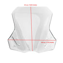 Parabrisas de motocicleta ABS adecuado para Suzuki DL650 V-STROM 2017-2021 Genérico